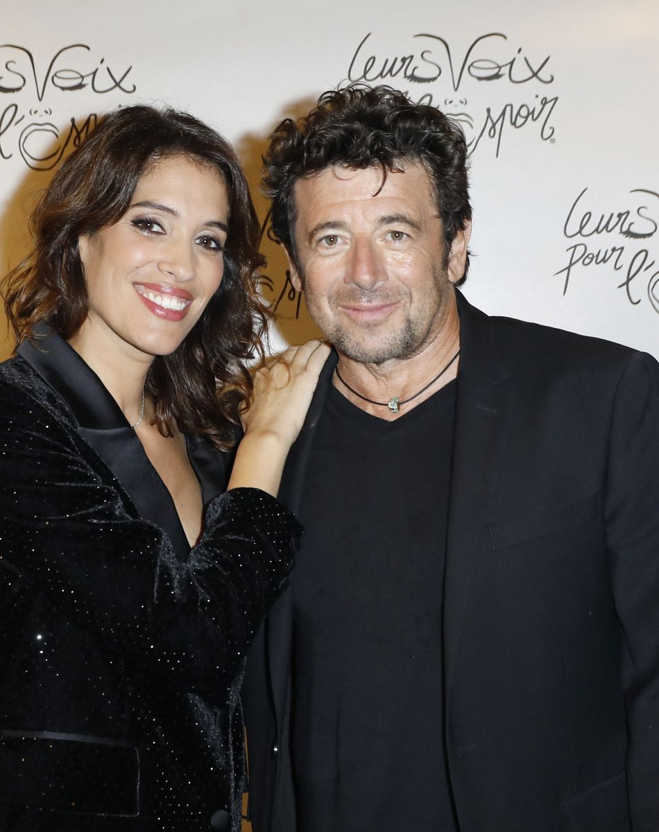 Exclusif - Laurie Cholewa, Patrick Bruel - Photocall de la 10ème édition du concert caritatif "Leurs voix pour l'espoir" au profit de la fondation ARCAD (Aide et recherche en Cancérologie Digestive) et la lutte contre le cancer du pancréas à l'Olympia à Paris. © Marc Ausset-Lacroix - Pierre Perusseau / Bestimage