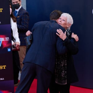 Jamie Dornan et Judi Dench - Première du film "Belfast" lors du Festival du film de Londres (BFI). Le 12 octobre 2021.
