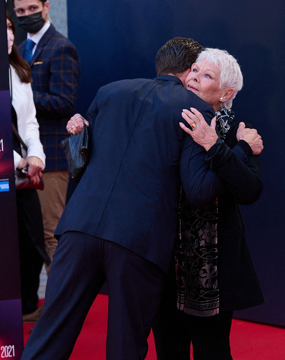 Jamie Dornan et Judi Dench - Première du film "Belfast" lors du Festival du film de Londres (BFI). Le 12 octobre 2021.