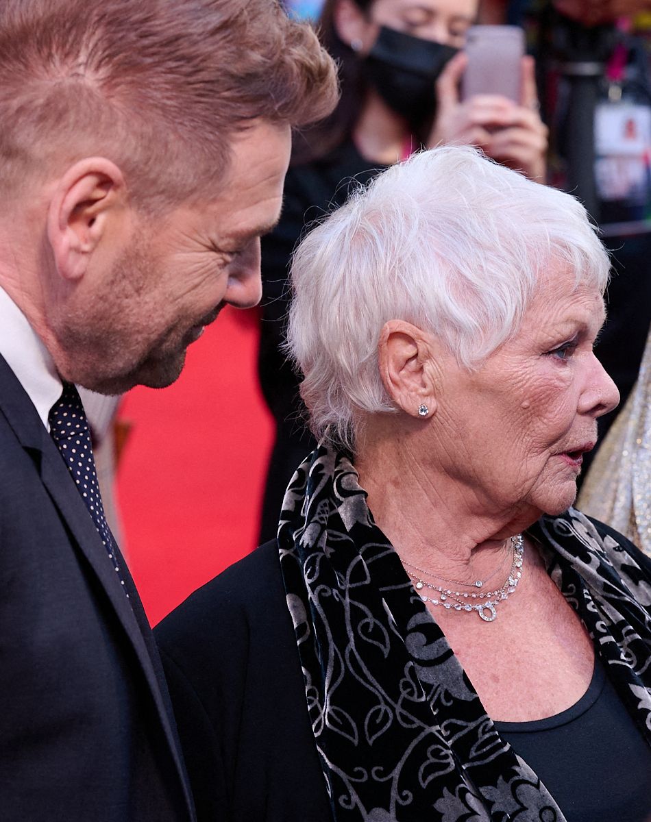 Kenneth Branagh et Judi Dench - Première du film "Belfast" lors du Festival du film de Londres (BFI). Le 12 octobre 2021.