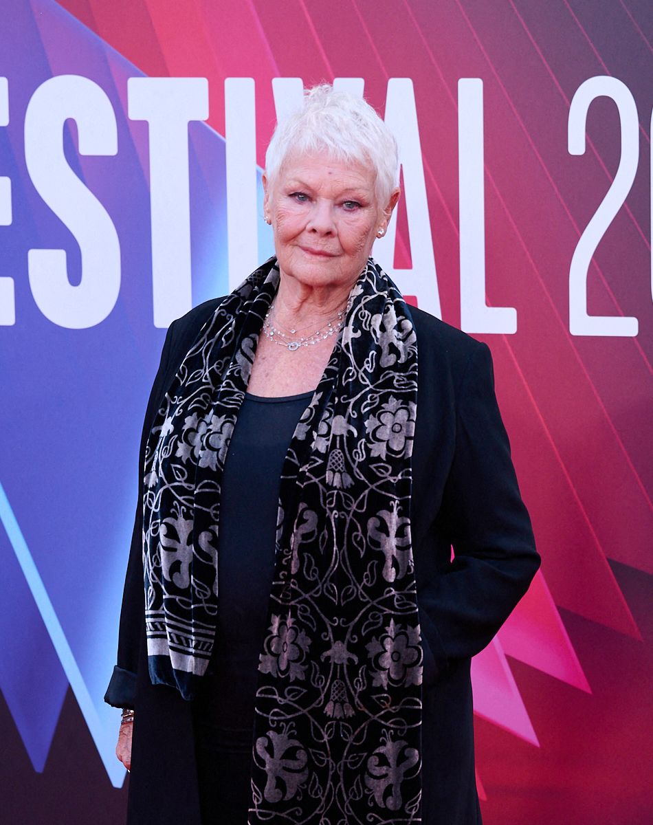 Judi Dench - Première du film "Belfast" lors du Festival du film de Londres (BFI). Le 12 octobre 2021.