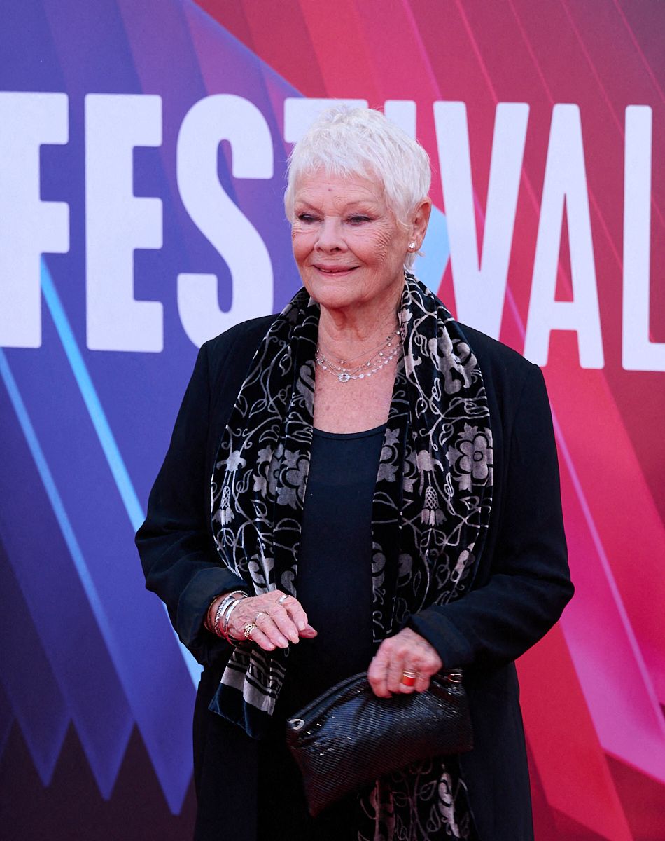 Judi Dench - Première du film "Belfast" lors du Festival du film de Londres (BFI). Le 12 octobre 2021.