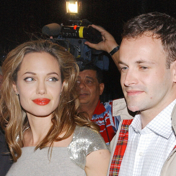 Angelina Jolie et son ex-mari Johnny Lee Miller - Pojection du documentaire "Peace One Day" à New York.