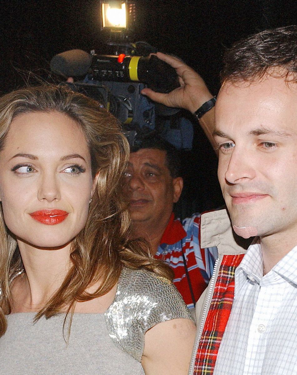 Angelina Jolie et son ex-mari Johnny Lee Miller - Pojection du documentaire "Peace One Day" à New York.