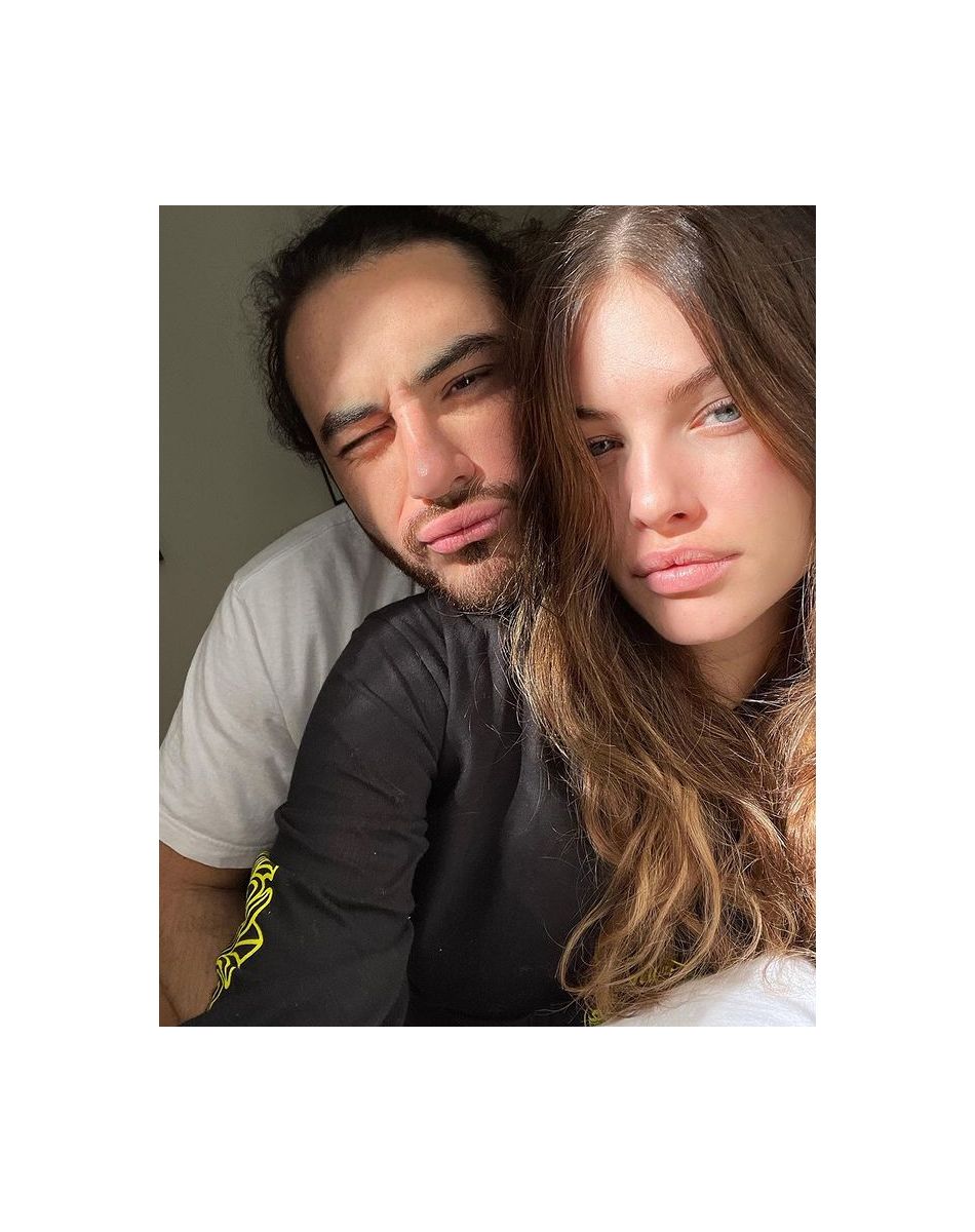 Thylane Blondeau et son fiancé Ben Attal sur Instagram, 2021.