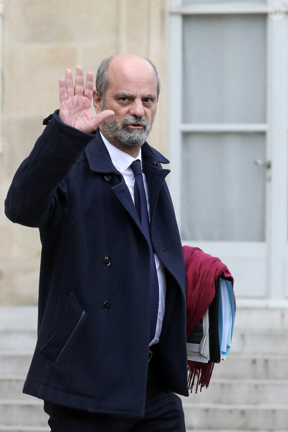 Jean-Michel Blanquer, ministre de l'Éducation à la sortie du conseil des ministres