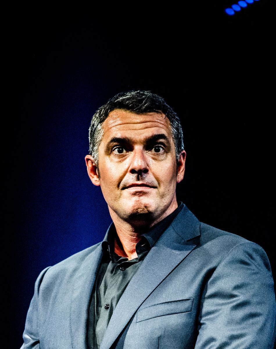 Filage du nouveau spectacle d'Arnaud Ducret "That's Life" au théâtre de la Gaîté-Montparnasse à Paris, France, le 15 septembre 2021. © Jean-Baptiste Autissier/Panoramic/Bestimage