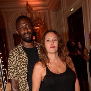 Exclusif - Thomas NGijol et sa compagne Karole Rocher Soirée Lancôme pour célébrer la nouvelle communication du parfum Iconique "La Vie est Belle" à l'hôtel Mona Bismarck à Paris le 12 septembre 2018. © Rachid Bellak / Bestimage