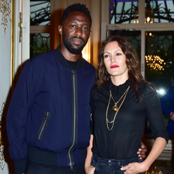 Thomas Njijol et sa compagne Karole Rocher au dîner de gala caritatif pour l'association "Autistes Sans Frontières" à l'hôtel Marcel Dassault à Paris, le 2 juin 2016. © Gorassini Giancarlo/Bestimage