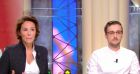 La journaliste Roselyne Febvre et son fils Romain sur TMC dans Quotidien pour parler du livre Les Battements de coeur du colibri (éditions du Rocher)