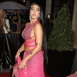 Lourdes Leon à la sortie du "Mark Hotel" pour se rendre à la soirée du MET Gala (MET Ball) à New York, le 13 septembre 2021. 