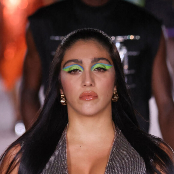 Lourdes Leon - Défilé Versace collection Printemps-Eté 2022 lors de la fashion week à Milan, le 23 septembre 2021. 