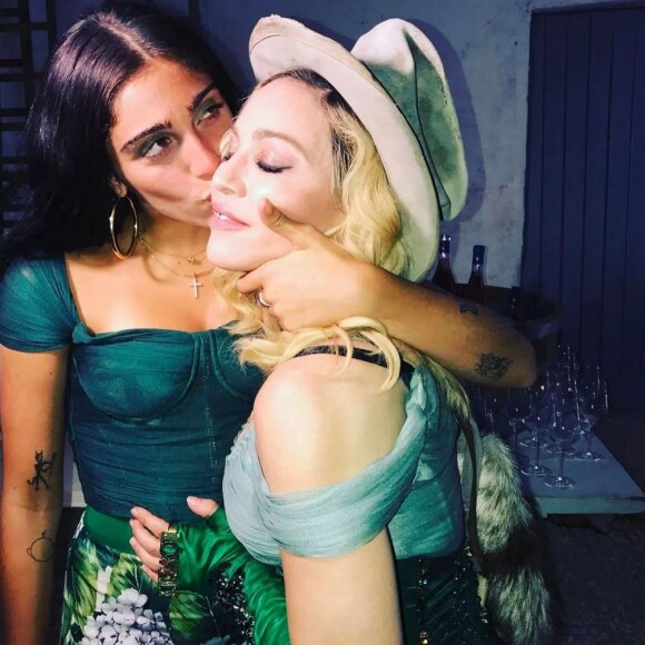 Lourdes Leon avec sa maman Madonna, photo publiée sur Instagram en juillet 2021.