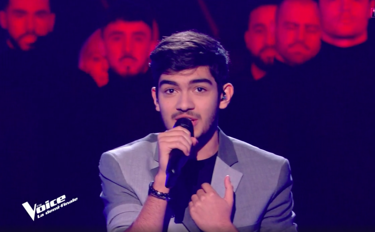 Photo : Paul dans "The Voice", la demi-finale sur TF1. - Purepeople