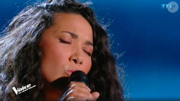 Amalya dans "The Voice", la demi-finale sur TF1.