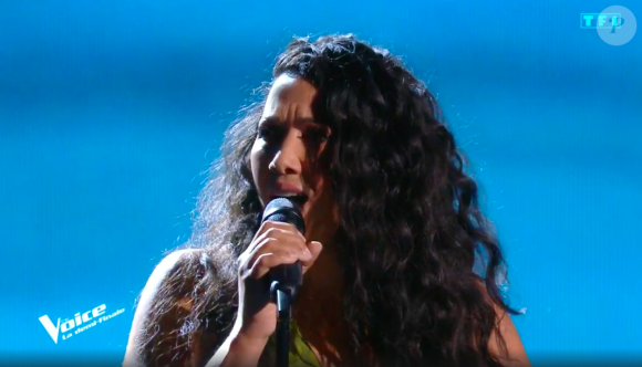 Amalya dans "The Voice", la demi-finale sur TF1.