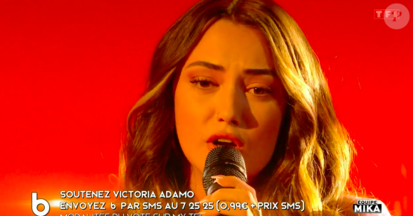 Victoria dans "The Voice", la demi-finale sur TF1.