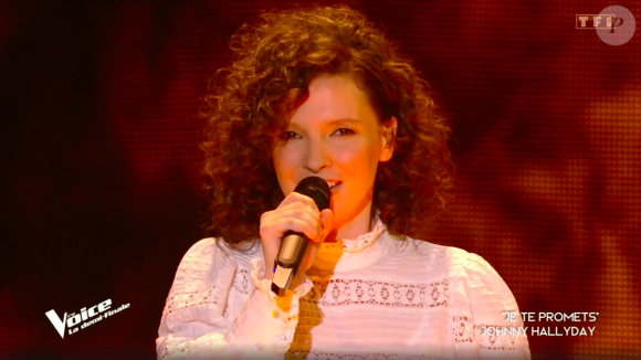 Anne Sila dans "The Voice", la demi-finale sur TF1.