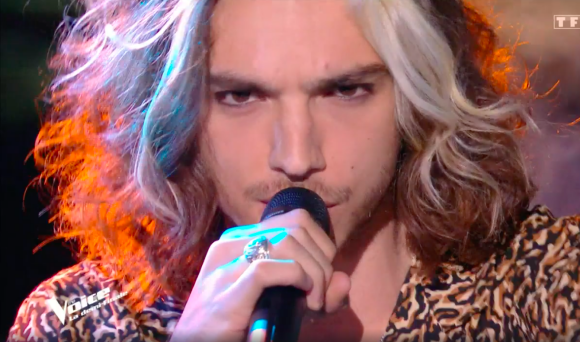 Antoine dans "The Voice", la demi-finale sur TF1.