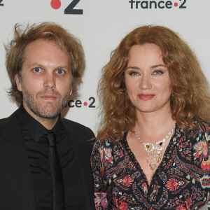 Florian Zeller et sa femme Marine Delterme - 30e cérémonie des Molières 2018 à la salle Pleyel à Paris © Coadic Guirec/Bestimage