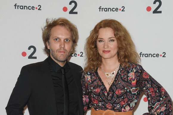 Florian Zeller et sa femme Marine Delterme - 30e cérémonie des Molières 2018 à la salle Pleyel à Paris © Coadic Guirec/Bestimage