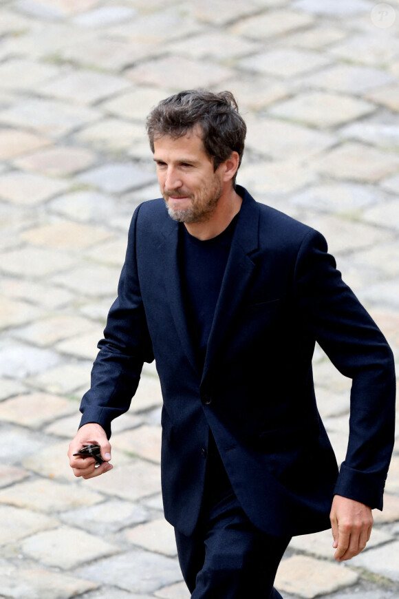 Guillaume Canet lors de la cérémonie d'hommage national à Jean-Paul Belmondo à l'Hôtel des Invalides à Paris, France, le 9 septembre 2021. © Dominique Jacovides/Bestimage 