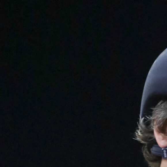 Guillaume Canet (FRA) sur Wouest de Cantraie Z - Jour 3 - Compétition équestre, jumping, Longines Masters de Paris à Villepinte le 7 décembre 2019. ©Gwendoline le Goff / Panoramic / Bestimage 
