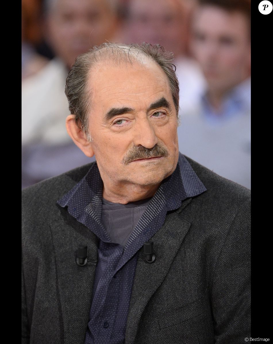 Richard Bohringer - Enregistrement de l'émission "Vivement Dimanche" à Paris le 25 Novembre 2015 et qui sera diffusée le 29 Novembre 2015.