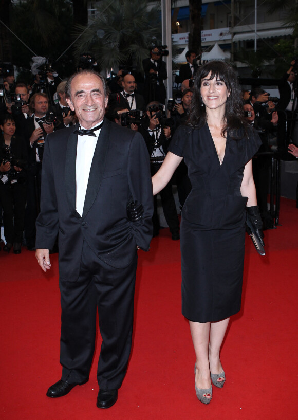 Richard Bohringer et sa fille Romane le 27 mai 2012 au Festival de Cannes.