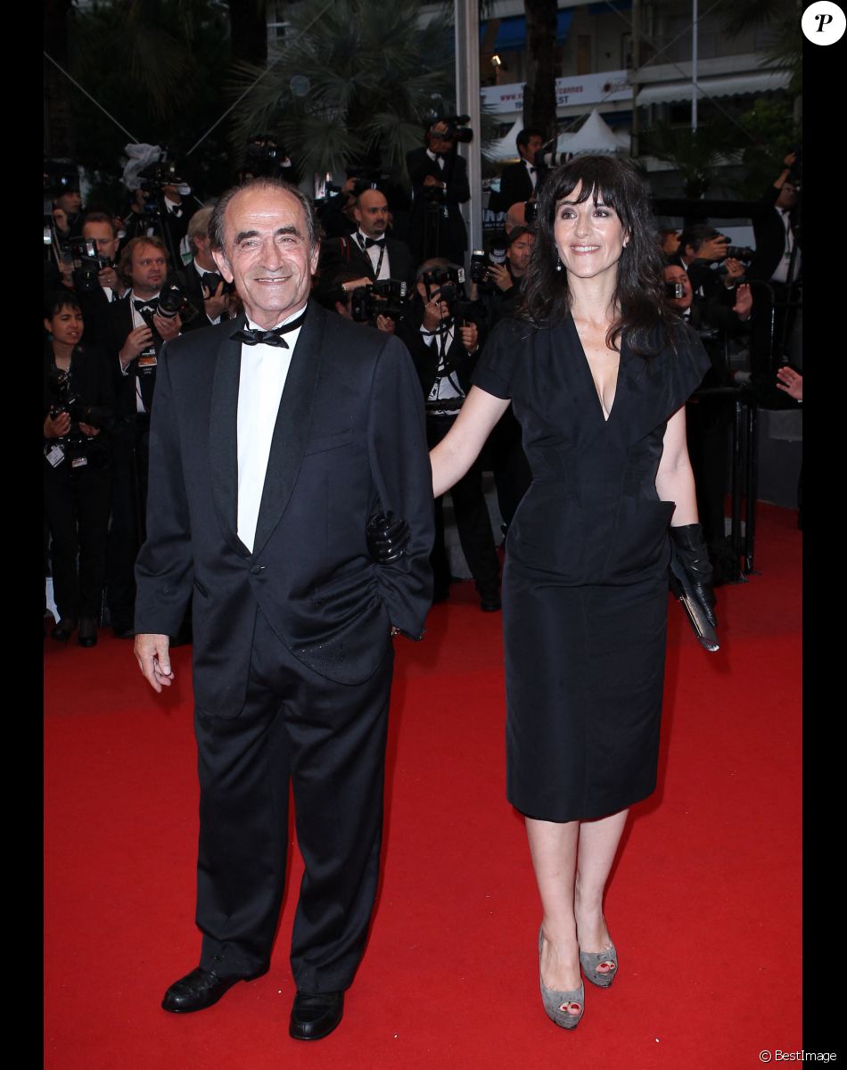 Richard Bohringer et sa fille Romane le 27 mai 2012 au Festival de Cannes.