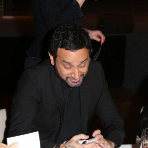 Exclusif - Cyril Hanouna et Emilie - Soiree annuelle de la FIDH (Federation Internationale des Droits de l'homme) et 65eme anniversaire de la Declaration universelle des Droits de l'Homme a l'Hotel de Ville de Paris le 10 decembre 2013.