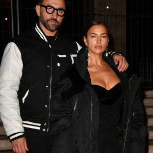 Riccardo Tisci, Irina Shayk à l'exposition de Anne Imhof "Natures Mortes" en partenariat avec Burberry au palais de Tokyo à Paris le 18 octobre 2021. © Veeren / Bestimage 