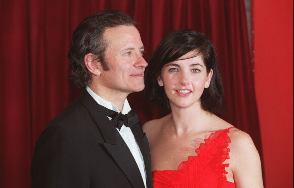 Francis Huster et Cristiana Reali - 15e cérémonie des Molières. Le 7 mai 2001. © Giancarlo Gorassini/ABACA.
