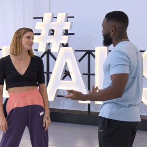 Fauve Hautot et Tayc en répétitions dans "Danse avec les stars" - TF1