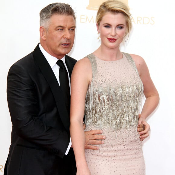 Alec Baldwin, Ireland Baldwin - 65eme ceremonie annuelle des "Emmy Awards" a Los Angeles, le 22 septembre 2013. 