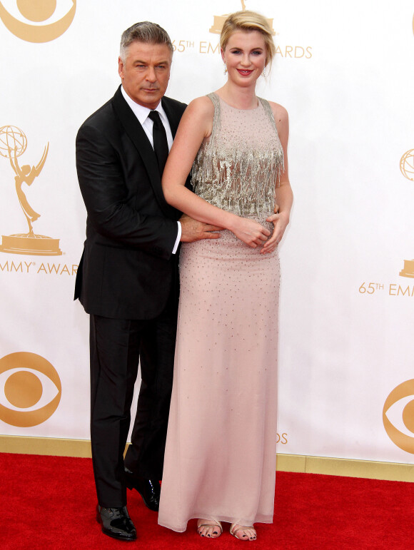 Alec Baldwin, Ireland Baldwin - 65eme ceremonie annuelle des "Emmy Awards" a Los Angeles, le 22 septembre 2013. 