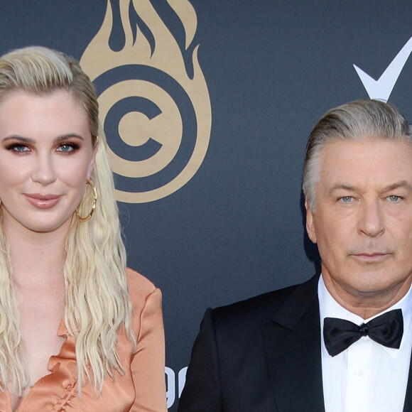 Ireland Baldwin et son père Alec Baldwin - Photocall du Comedy Central Roast of A.Baldwin,The Saban Theatre, Beverly Hills, le 7 septembre 2019. 