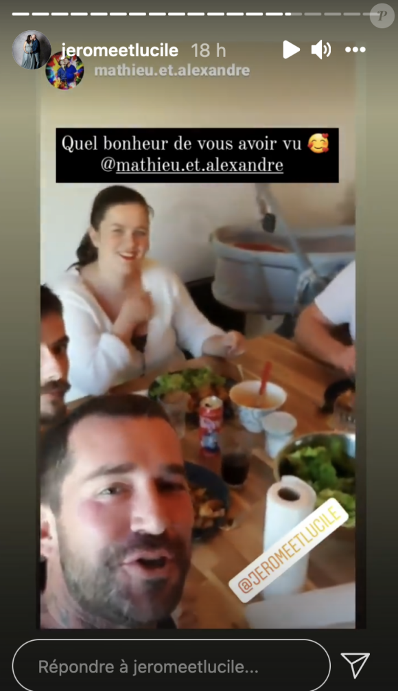 Jérôme et Lucile (L'amour est dans le pré) ont fait se rencontrer leur fille Capucine et son parrain Mathieu - Instagram