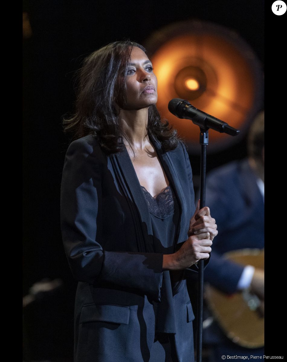 Karine Le Marchand - La Nuit de la Déprime revient aux Folies Bergère, le 3 février 2020. © Pierre Perusseau / Bestimage