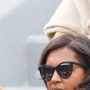 Karine Le Marchand - Célébrités dans les tribunes des internationaux de France de tennis de Roland Garros à Paris, France, le 8 juin 2019. © Jacovides / Moreau/Bestimage