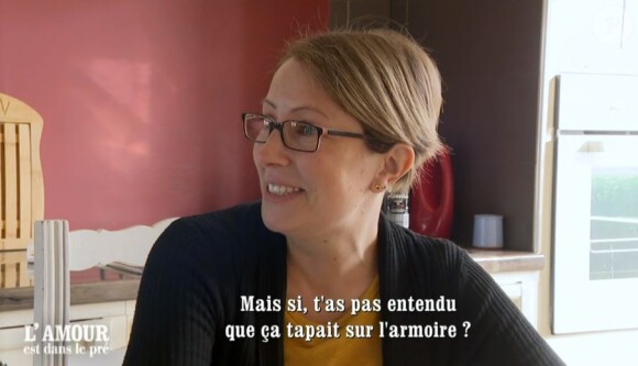 Stéphanie lors de l'épisode de "L'amour est dans le pré 2021" du 1er novembre, sur M6