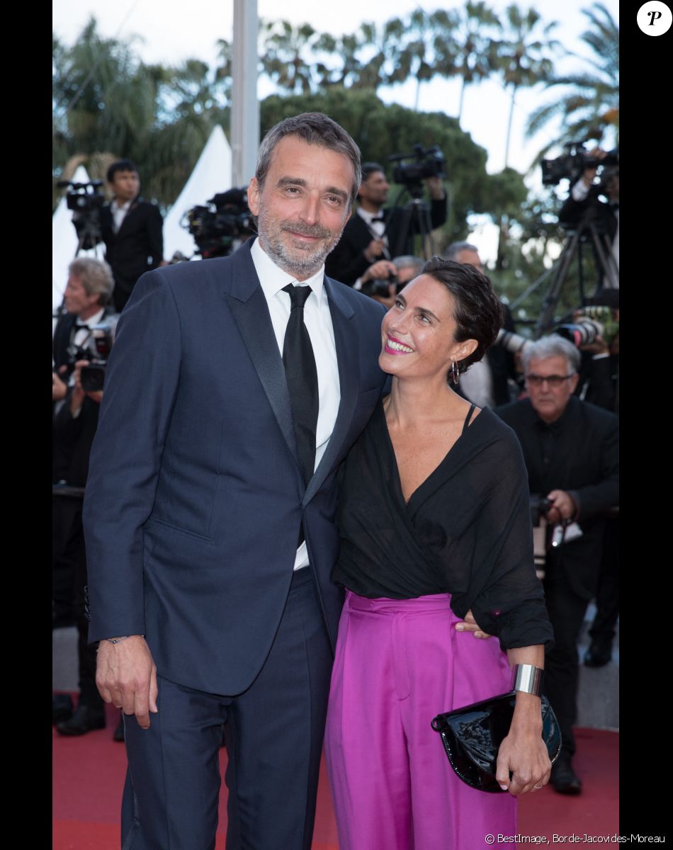 Alessandra Sublet et son mari Clément Miserez - Montée des marches du film " Le Grand Bain " lors du 71ème Festival International du Film de Cannes. Le 13 mai 2018 © Borde-Jacovides-Moreau/Bestimage
