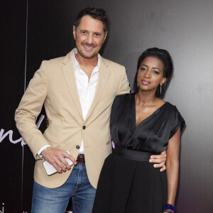 Exclusif - Vincent Cerutti et Hapsatou Sy - Le Grand Dîner du 14 juillet, sur le rooftop de l'hôtel Pullman Tour Eiffel à Paris, France, le 14 juillet 2021. © Jack Tribeca/Bestimage