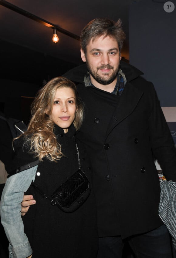 Exclusif - Tristane Banon et son mari Pierre Lefèvre - Générale de la pièce "Groenland" avec Géraldine Danon au théâtre "La Scala" à Paris le 8 novembre 2019.