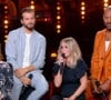 Magalie Vaé, Jérémy Amelin, Maud Verdeyen, Jean-Luc Guizonne lors du prime pour les 20 ans de la "Star Academy", sur TF1