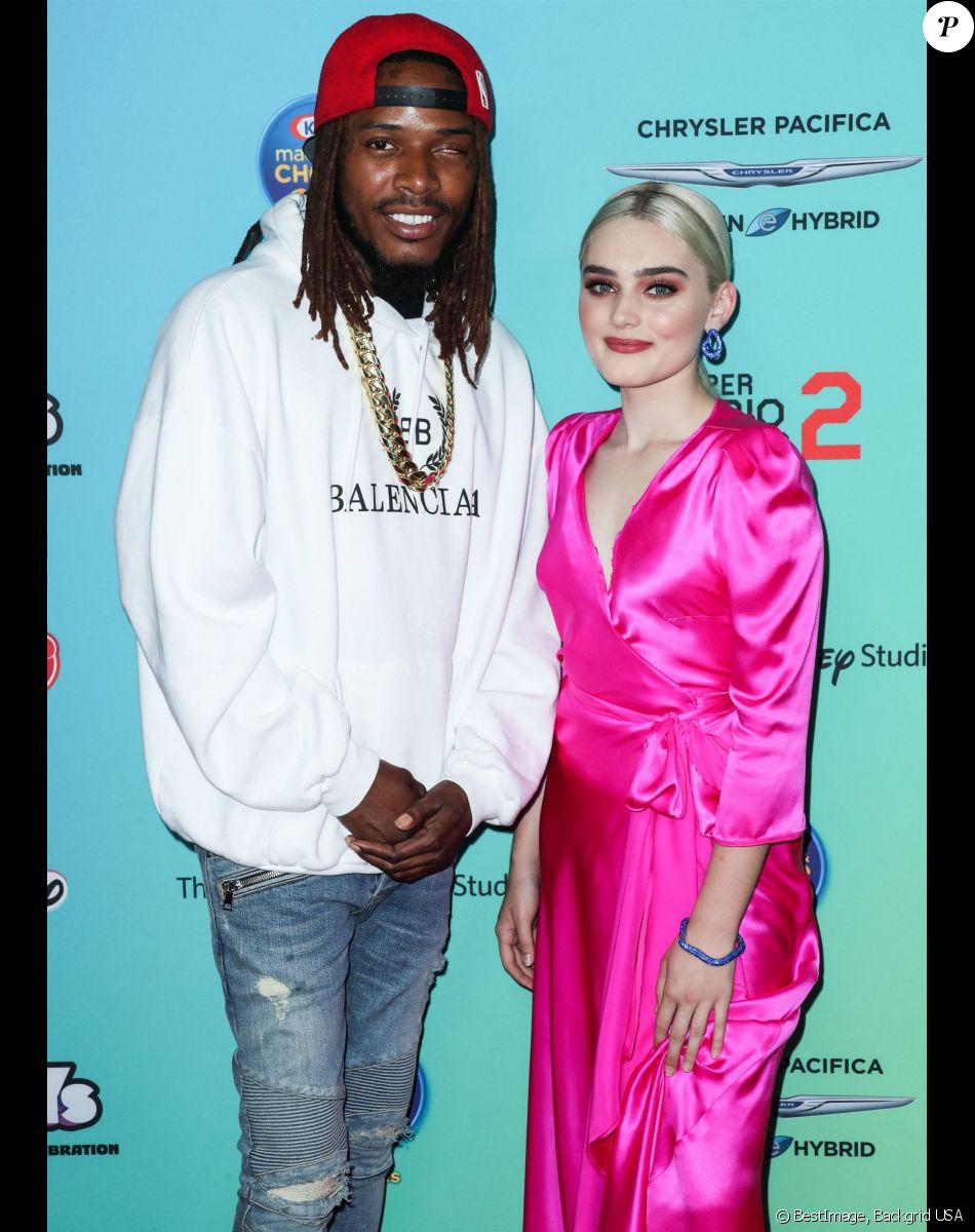 Fetty Wap, Meg Donnelly au photocall des "2019 Radio Disney Music Awards" à Los Angeles, le 16 juin 2019.