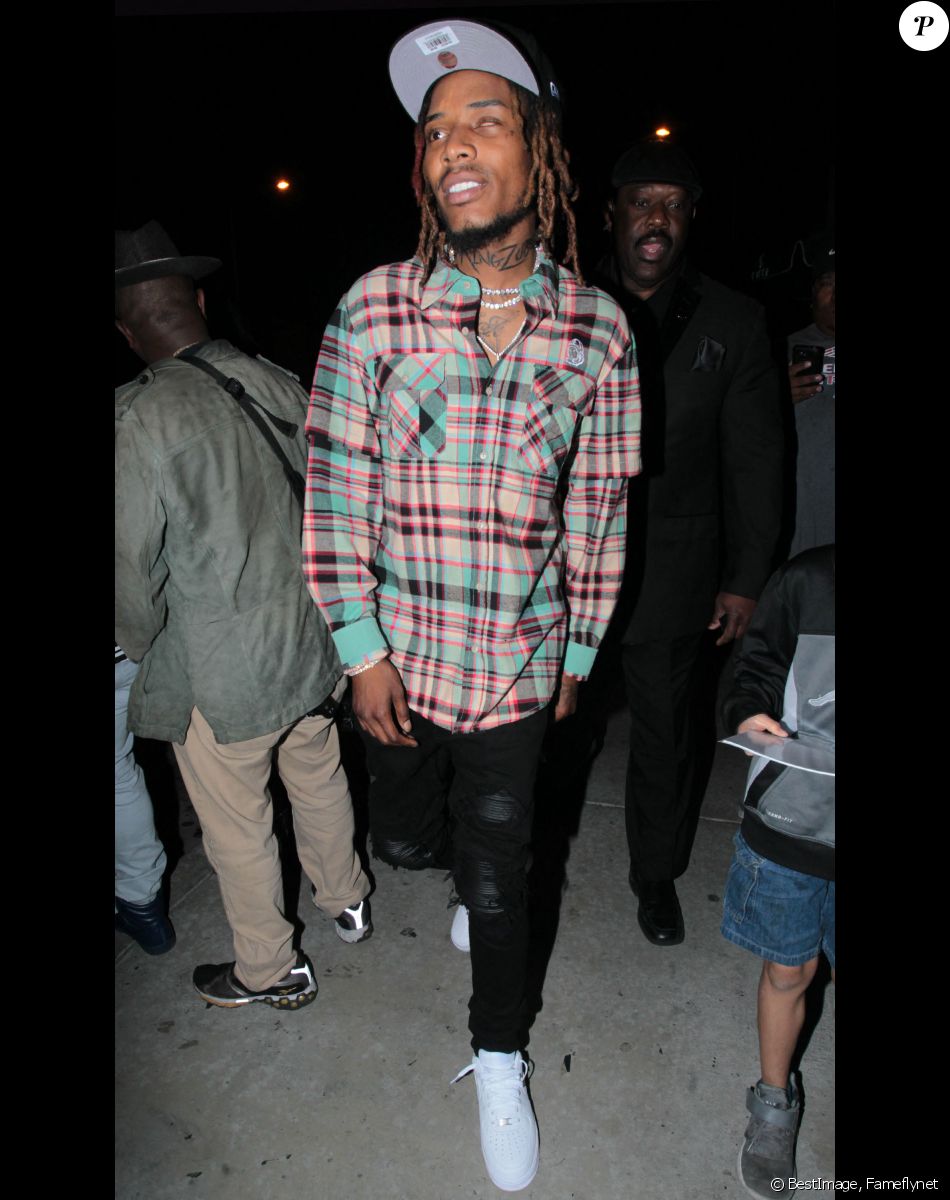 Fetty Wap - Les célébrités quittent le restaurant Catch à West Hollywood le 30 mars 2017.