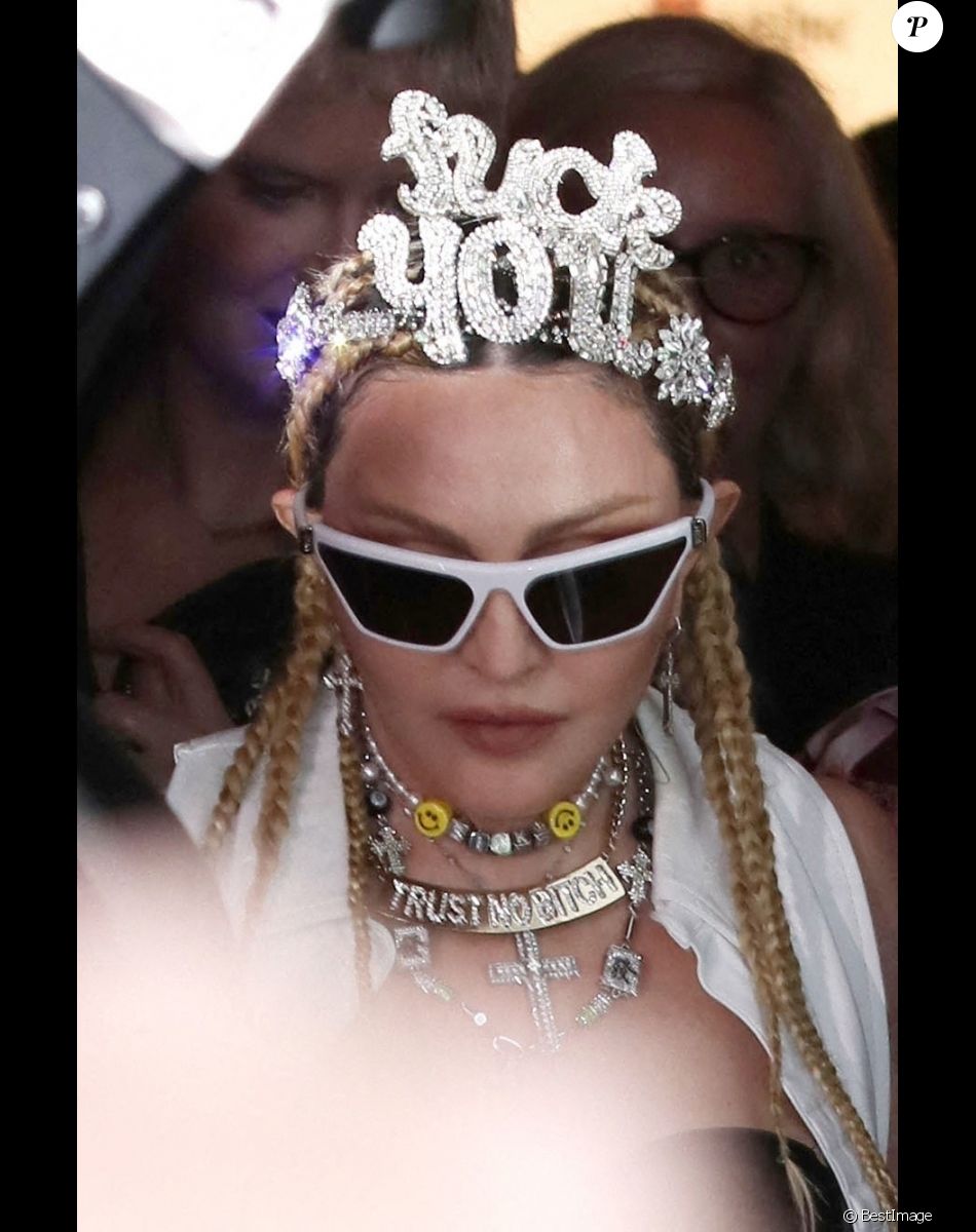 Madonna à la première de "Madame X", un documentaire sur la dernière tournée de la chanteuse à New York, le 23 septembre 2021.