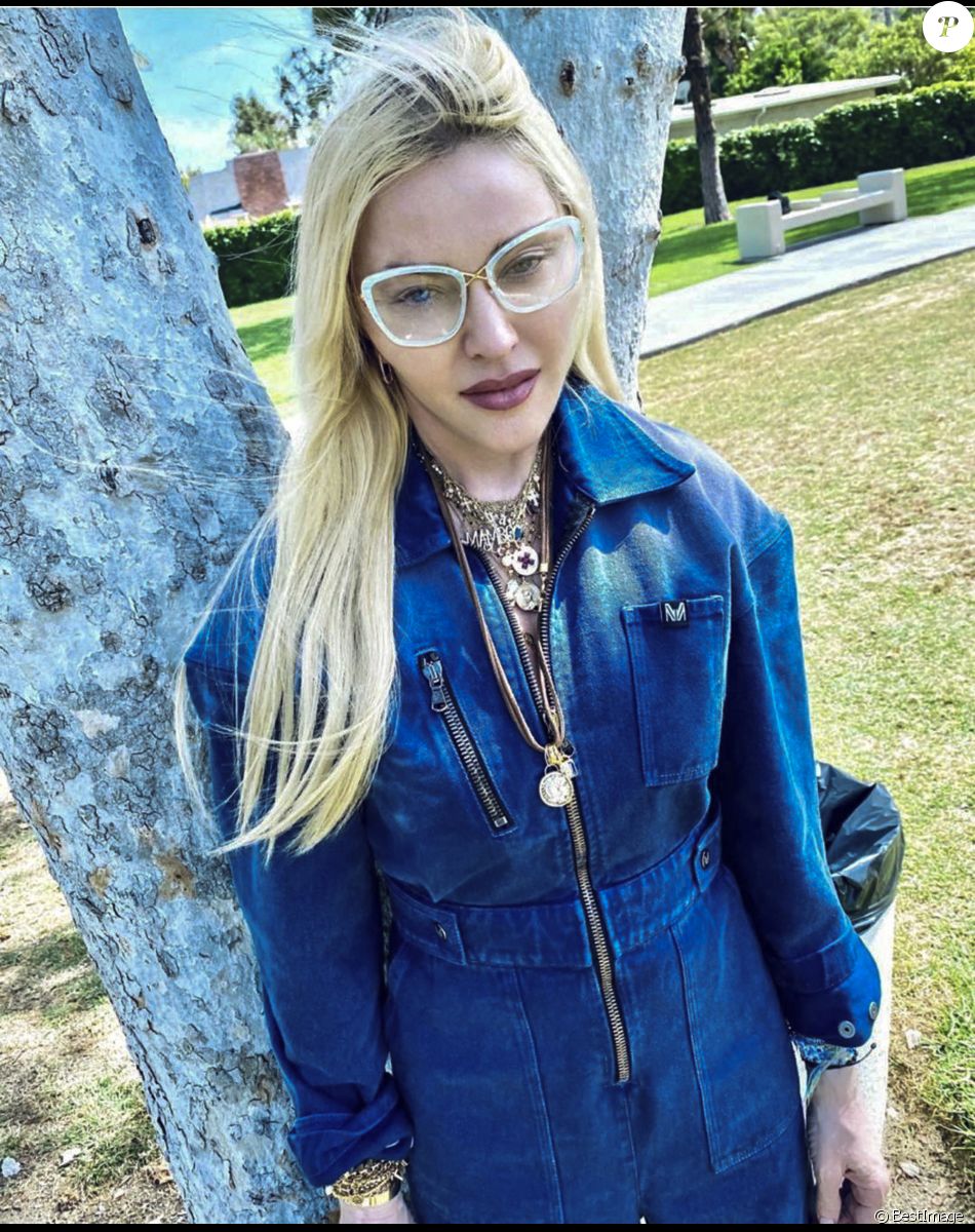 Madonna s'affiche sur les réseaux sociaux à Los Angeles.