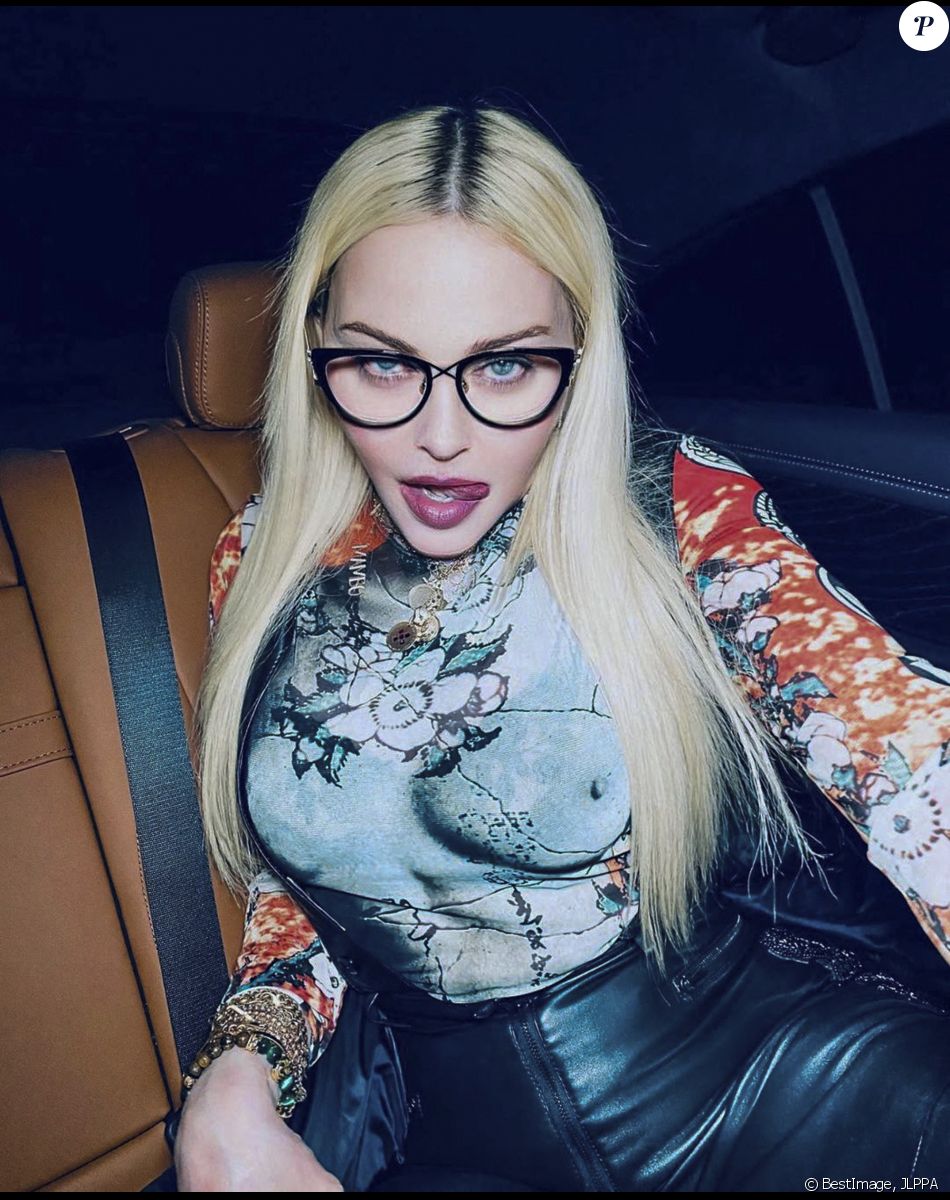 Capture d'écran de la nouvelle photo postée par Madonna sur Instagram. le 27 avril 2021 © JLPPA/Bestimage